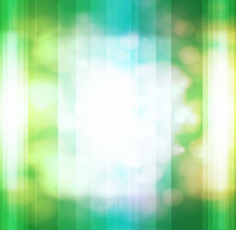 Bokeh Design  Green Vector Background