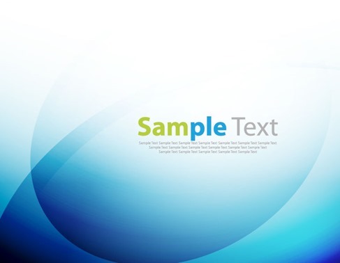 Abstract Blue Vector Background with Blur Lines and Gradient