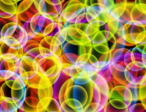 Abstract Colourful Bubbles Vector Background