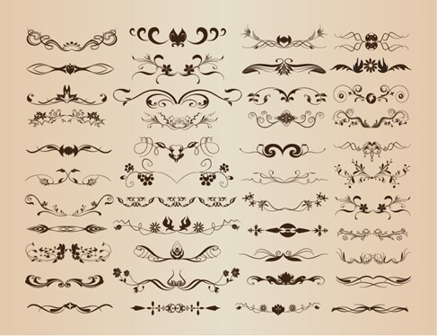 Vector Set for Ornate and Decoration Elements