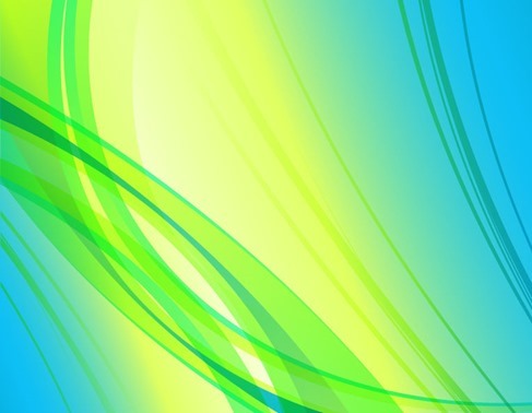 Abstract Green Blue Yellow Background Vector Graphic