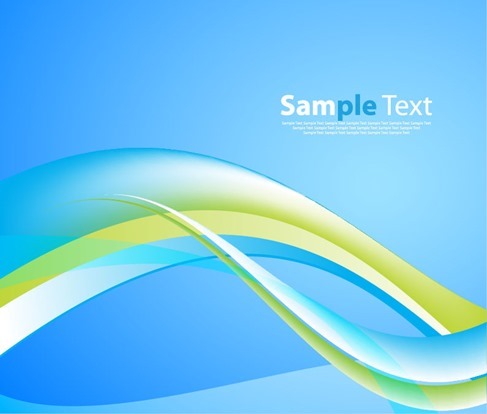 Abstract Wave Background Vector Design Graphic