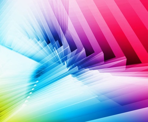 Rainbow Colorful Background Abstract Design Vector Graphic