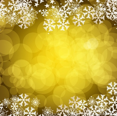 Christmas Golden Background Vector Graphic