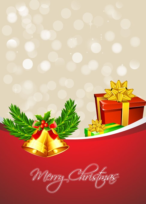 Christmas Background Design Vector Graphic