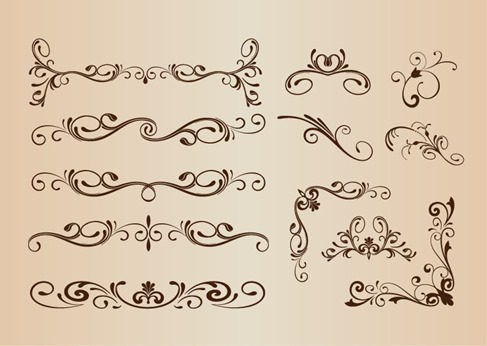 Vector Set of Decorative Elements