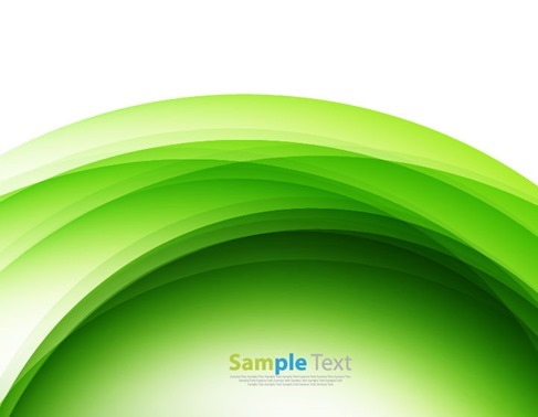 Abstract Design Green Background Vector Illustraion