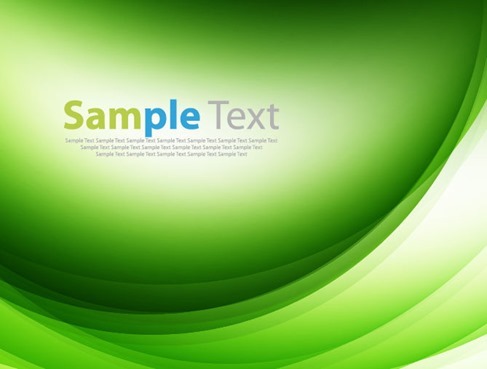 Green Design Abstract Background Vector Illustration