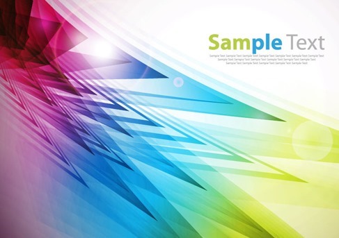 Abstract Colorful Motion Vector Background