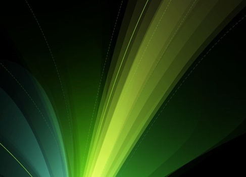 Abstract Green Design Art Background Vector Illustration