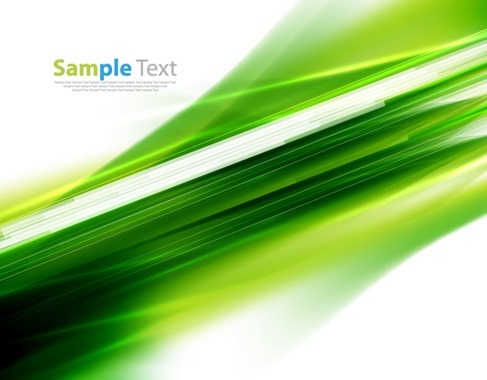 Abstract Green Motion Background Vector Illustration