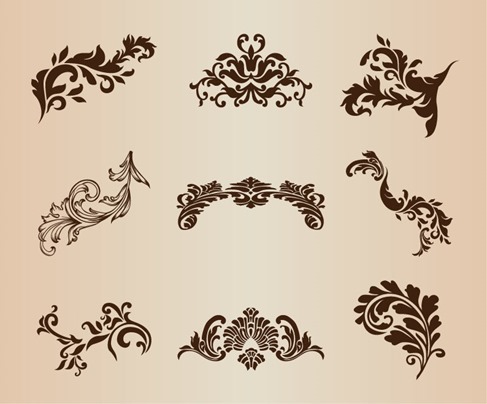 Decorative Design Element Vector Set