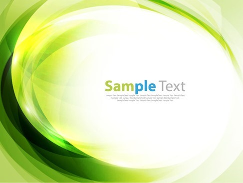 Green Abstract Art Background Vector Illustration