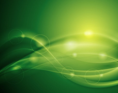 Green Blur Light Background Vector Illustration Art