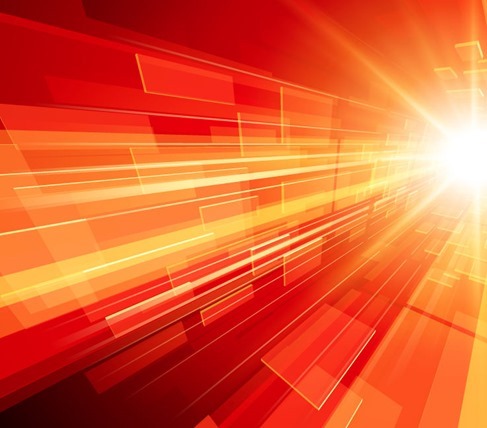 Abstract Bright Rays Background Vector Illustration