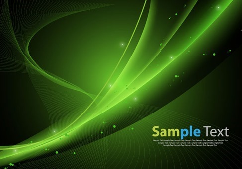 Green Design Abstract Background Vector Illustration Artwork