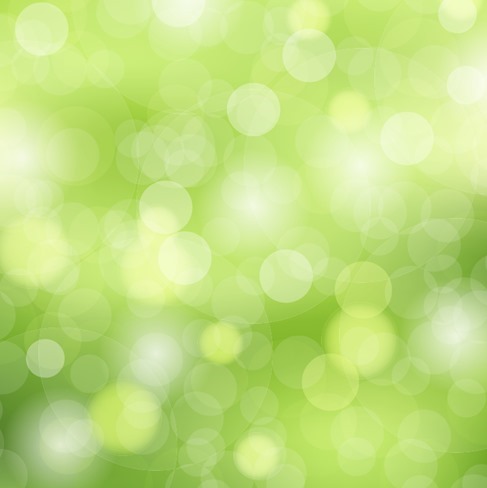 Green Bokeh Background Vector Illustration