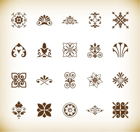 Vector Set of Vintage Design Elements