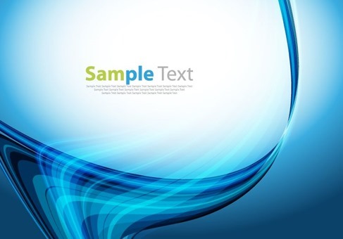 Abstract Design Blue Background Vector Illustration