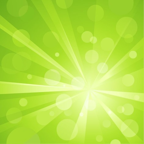 Abstract Green Light Bokeh Background Vector Graphic