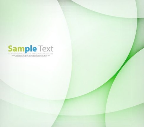 Abstract Light Green Wave Design Background Vector Illustration