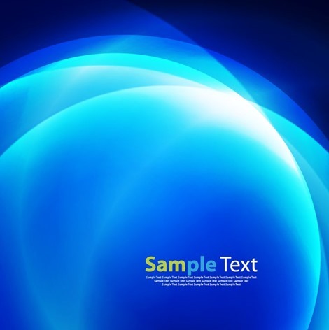 Blue Abstract Light Background