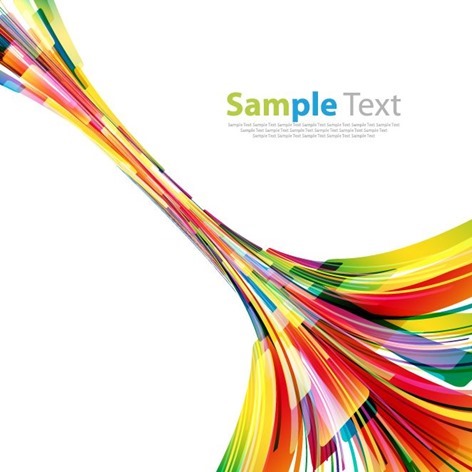 Colorful Design Abstract Vector Illustration