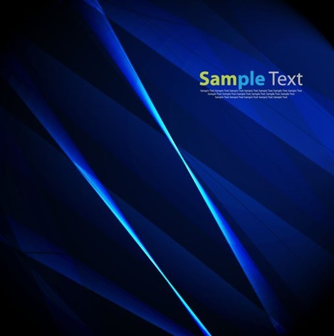 Vector Illustration of Blue Design Abstract Background