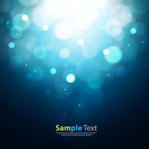 Abstract Magic Light Bokeh Background Vector Illustration