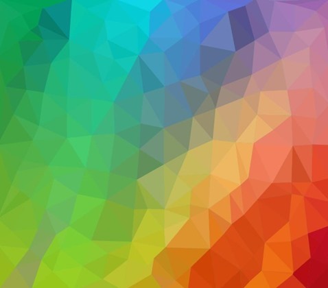 Colorful Low Poly Abstract Background Vector Illustration