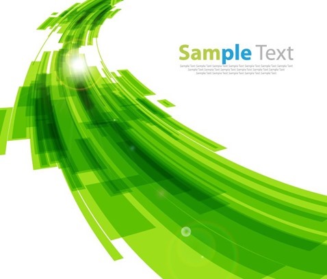 Green Modern Design Abstract Background Vector Illustration