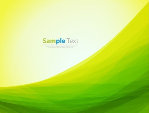 Abstract Green Yellow Color Background Vector Illustration