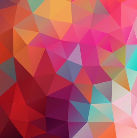 Low Poly Colored Background Vector Illustration