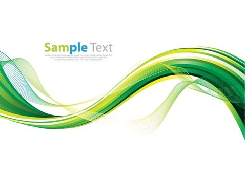 Smooth Wave Abstract Background Vector Illustration