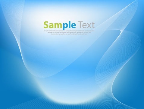 Abstract Blue Wave Design Vector Illustration Background