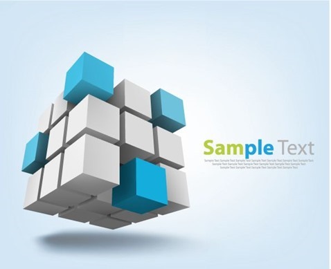 Abstract-Cubes-Background-Vector-Illustration