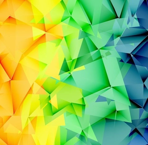 Colorful Messy Low Poly Style Abstract Background Vector Illustration