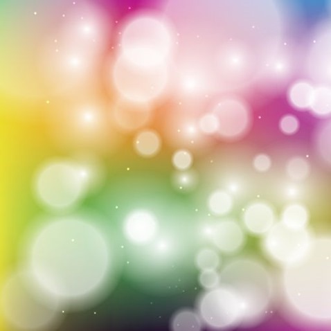 Colorful Bokeh Background Vector Graphic