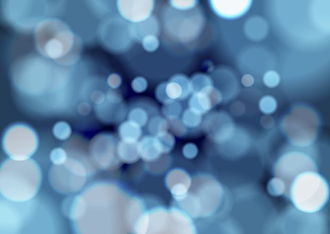 Blue Bokeh Vector Background