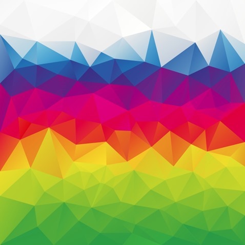 Abstract Background Consisting of Triangles