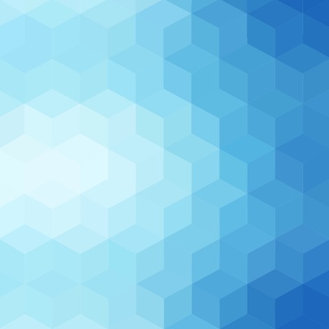 Gradient Blue Color and Triangle Polygon Pattern Background
