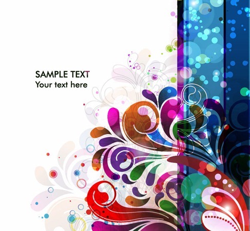 Abstract Background Vector Colorful Background