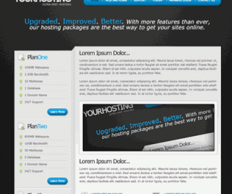 Free Hosting Layout PSD