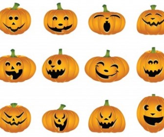 Halloween Vector Pumpkins