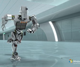 Windows Server 2008 robot ad wallpapers 1920x1200