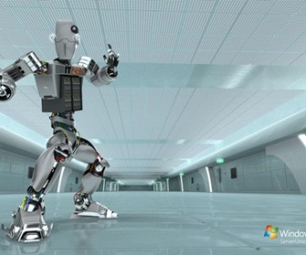 Windows Server 2008 robot ad wallpapers 1920x1200