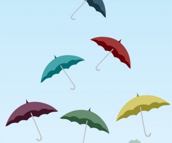 Free Vector Umbrellas