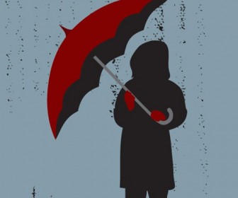 Free Vector Umbrellas