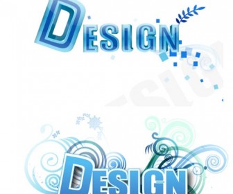 3D Letter Design Vector