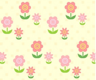 Lovely background series vector material 2